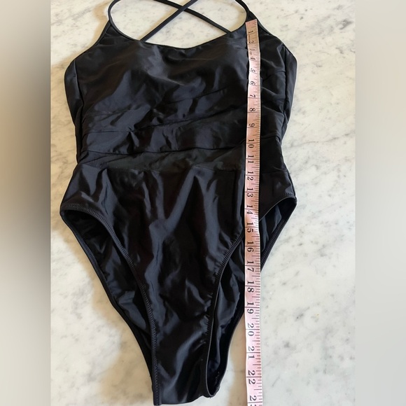 Summersalt Black Mesh One Piece Swimsuit 6 - Picture 7 of 10